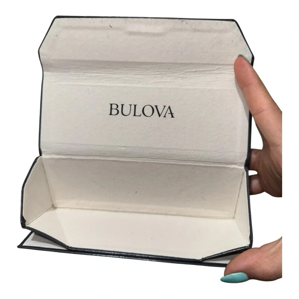 Bulova Gray Sunglass Case ONLY